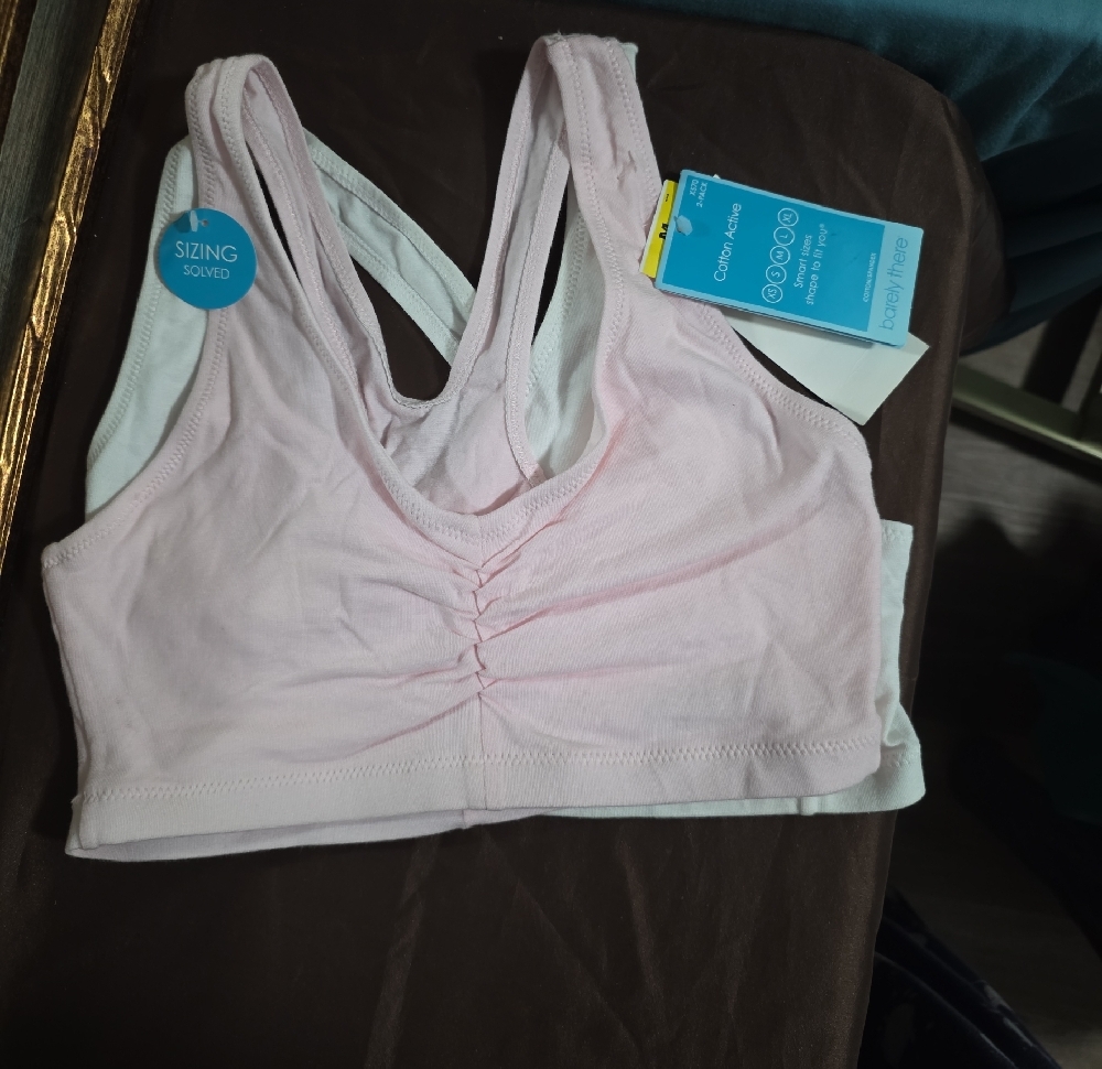 barely there Light Pink Racerback Bralette - Picture 2 of 5